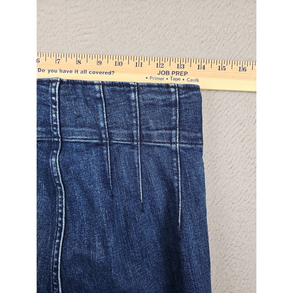 Free People We The Free Just Float On Flare Jeans Women's 28x32 Blue Stretch - Picture 7 of 8